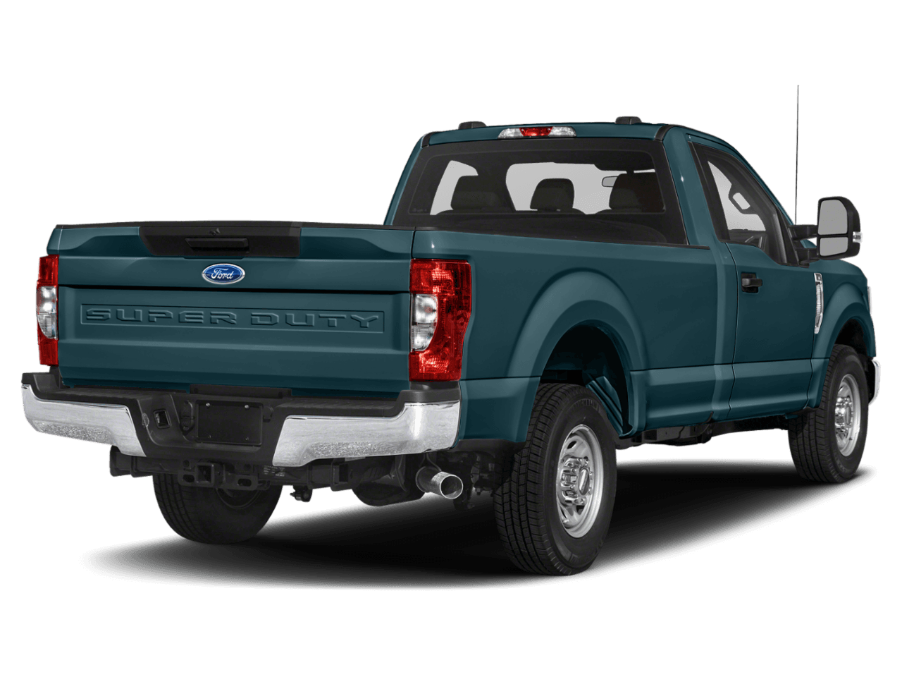 2021 Ford Super Duty F-250 SRW XL 4WD Reg Cab 8' Box - Rear 3/4, facing to the right