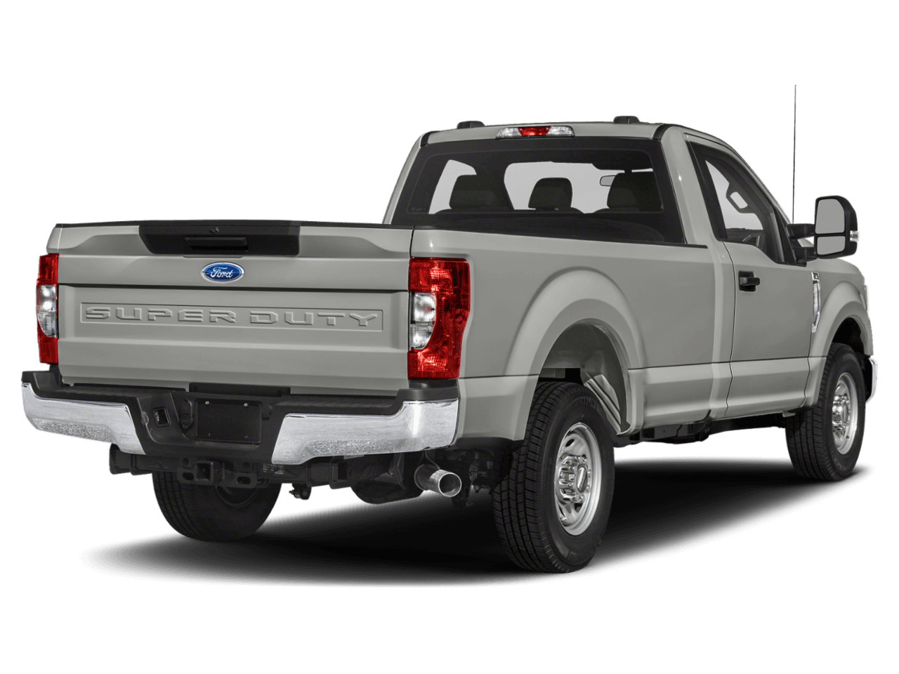 2021 Ford Super Duty F-250 SRW XL 4WD Reg Cab 8' Box - Rear 3/4, facing to the right