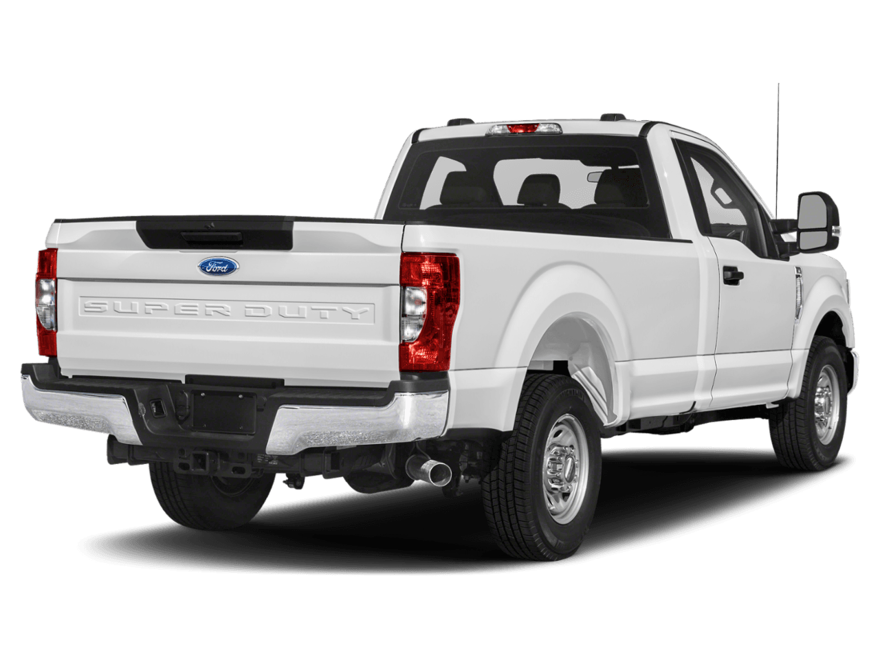 2021 Ford Super Duty F-250 SRW XL 4WD Reg Cab 8' Box - Rear 3/4, facing to the right