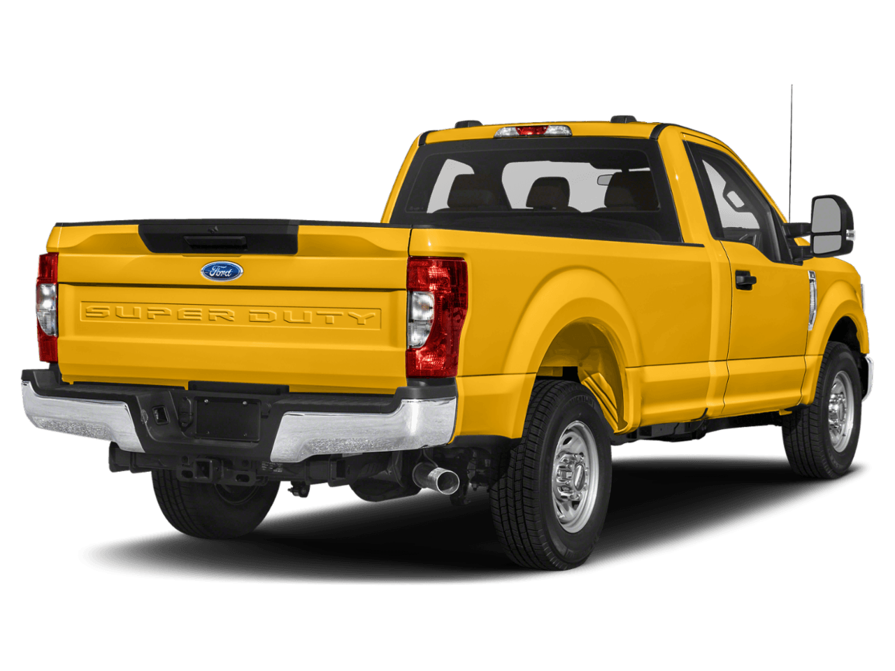 2021 Ford Super Duty F-250 SRW XL 4WD Reg Cab 8' Box - Rear 3/4, facing to the right