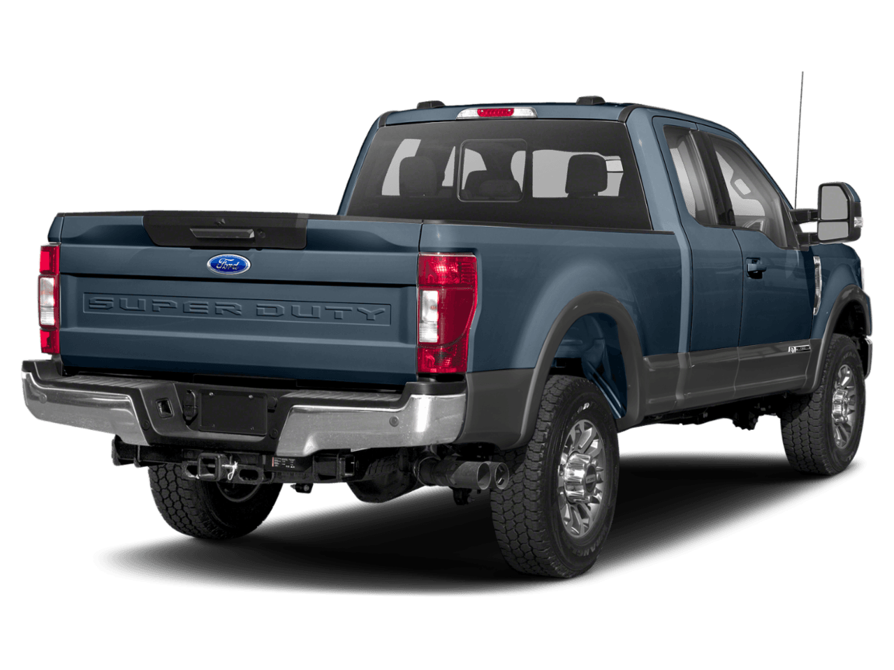 2021 Ford Super Duty F-250 SRW LARIAT - Rear 3/4, facing to the right