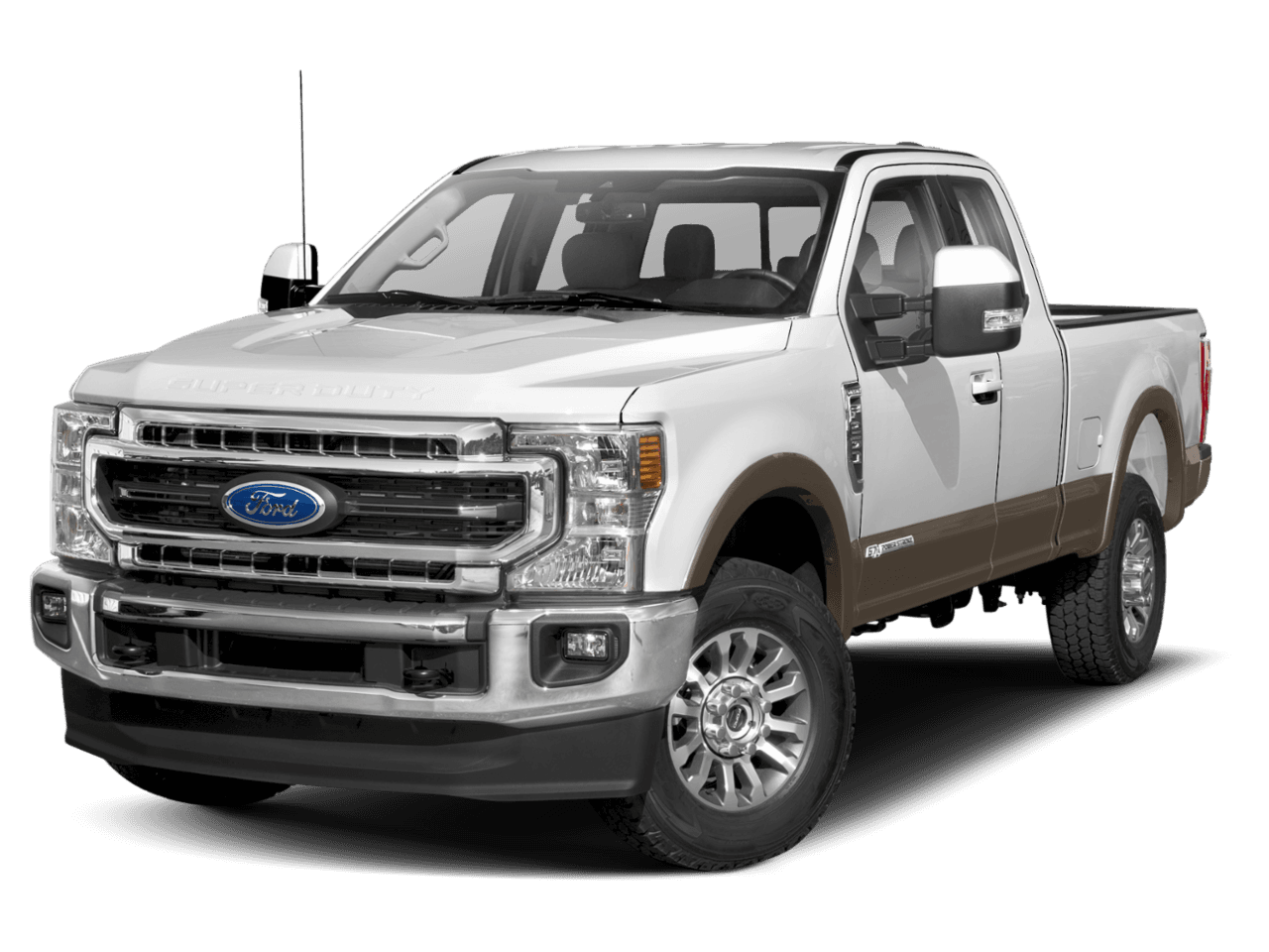 2021 Ford Super Duty F-250 SRW LARIAT - Front 3/4, facing to the left