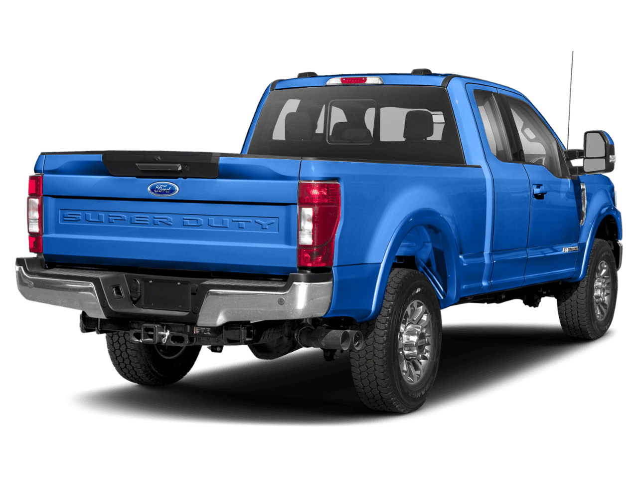 2021 Ford Super Duty F-250 SRW LARIAT - Rear 3/4, facing to the right
