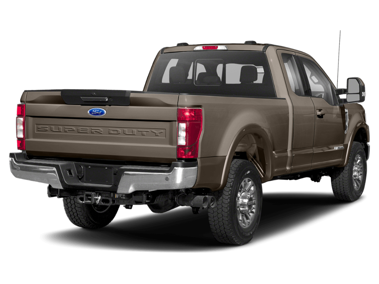 2021 Ford Super Duty F-250 SRW LARIAT - Rear 3/4, facing to the right