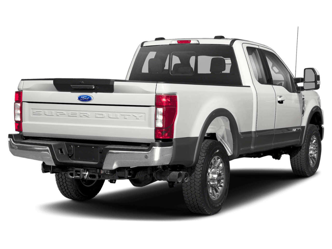 2021 Ford Super Duty F-250 SRW LARIAT - Rear 3/4, facing to the right