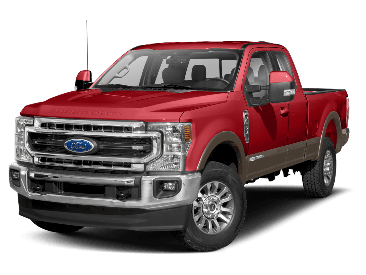 2021 Ford Super Duty F-250 SRW LARIAT - Front 3/4, facing to the left