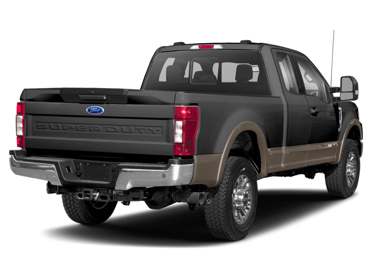 2021 Ford Super Duty F-250 SRW LARIAT - Rear 3/4, facing to the right