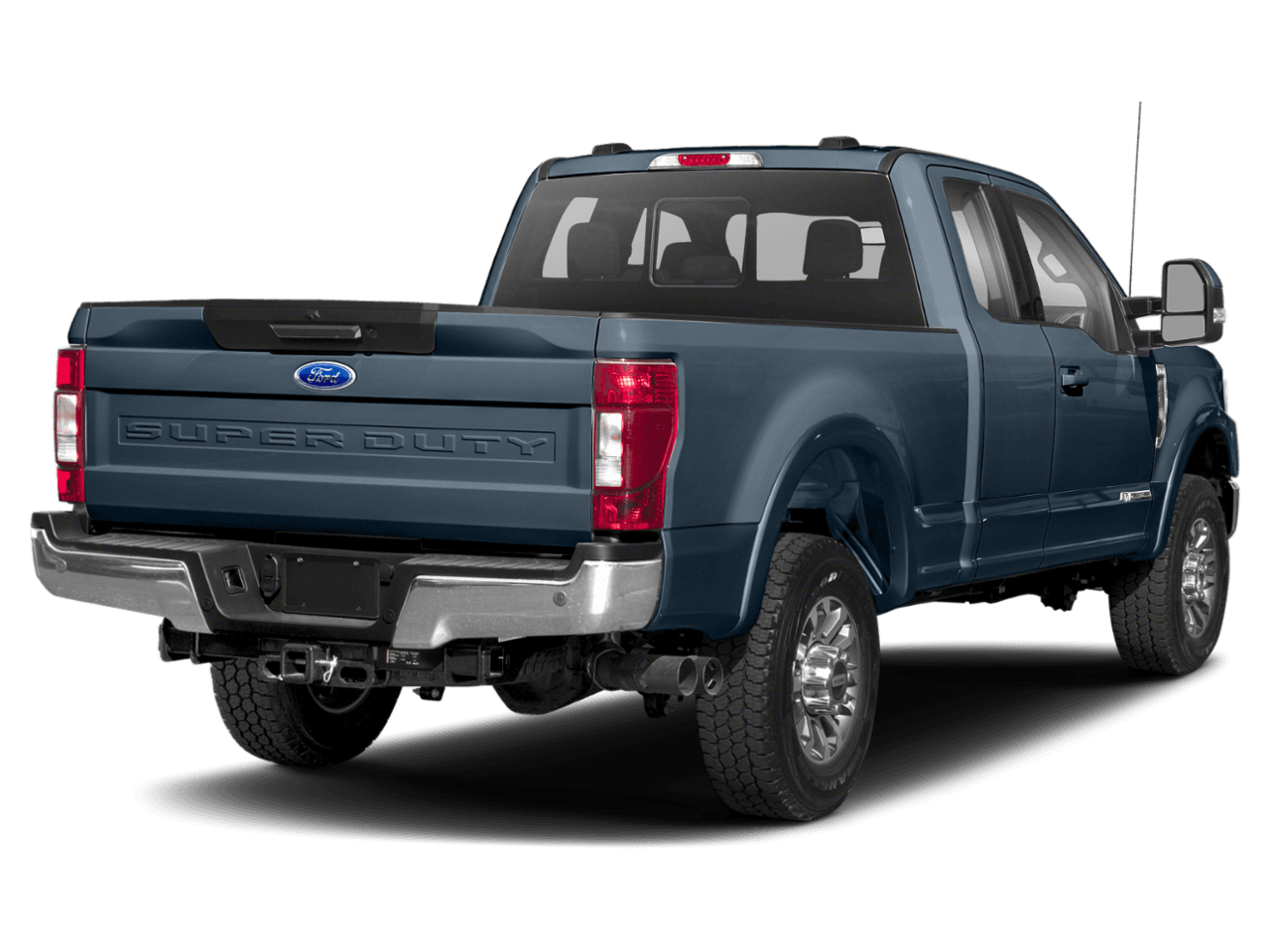 2021 Ford Super Duty F-250 SRW LARIAT - Rear 3/4, facing to the right