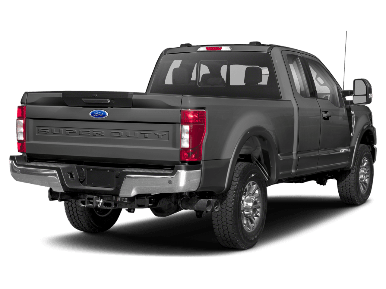 2021 Ford Super Duty F-250 SRW LARIAT - Rear 3/4, facing to the right