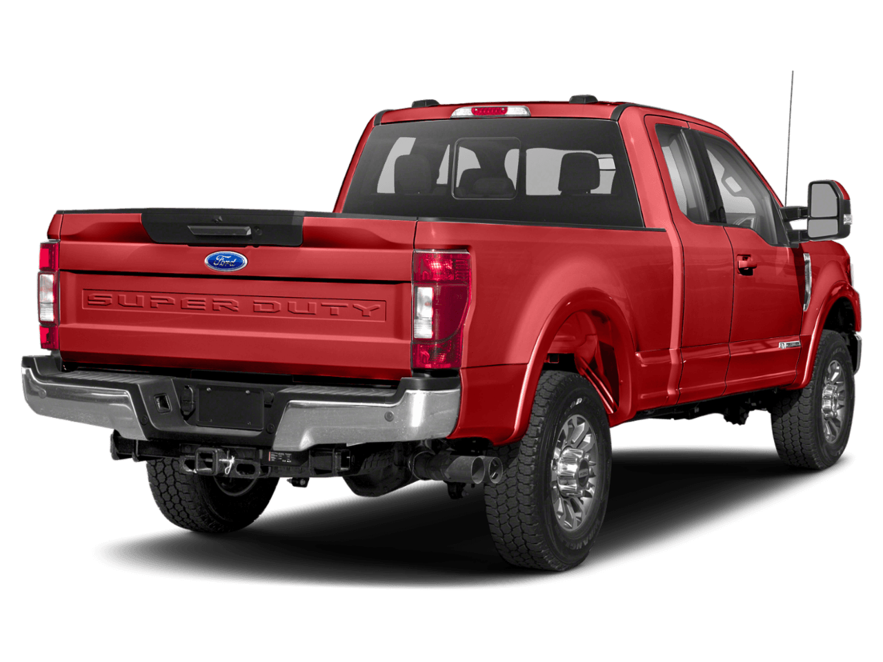 2021 Ford Super Duty F-250 SRW LARIAT - Rear 3/4, facing to the right