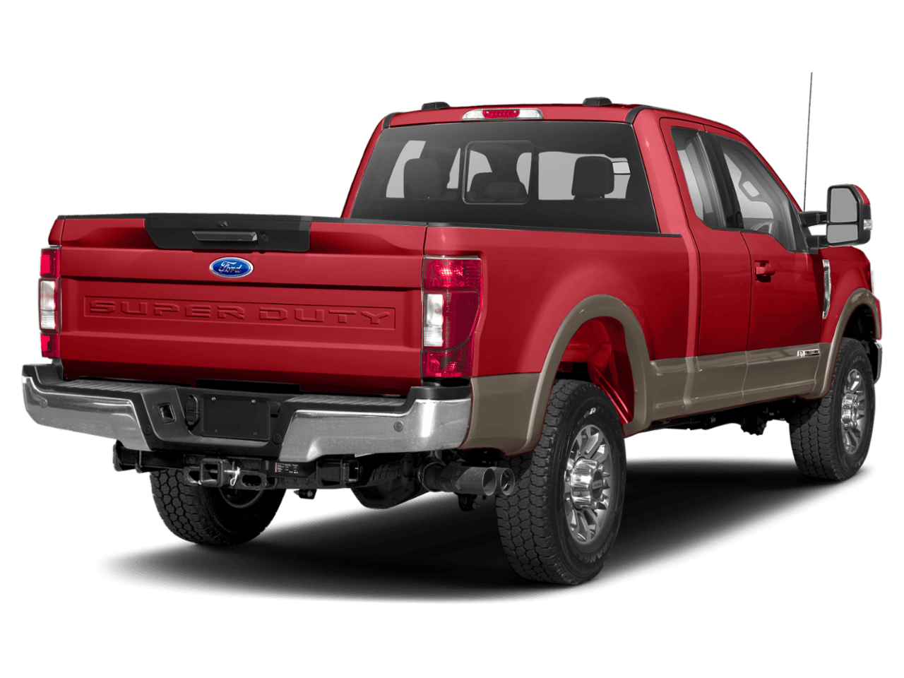 2021 Ford Super Duty F-250 SRW LARIAT - Rear 3/4, facing to the right