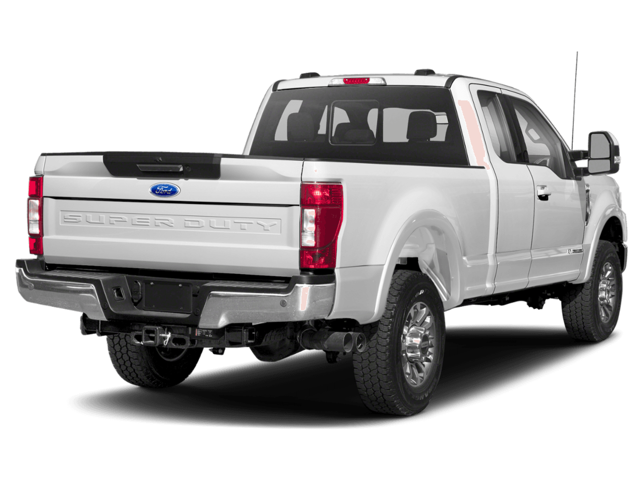 2021 Ford Super Duty F-250 SRW LARIAT - Rear 3/4, facing to the right