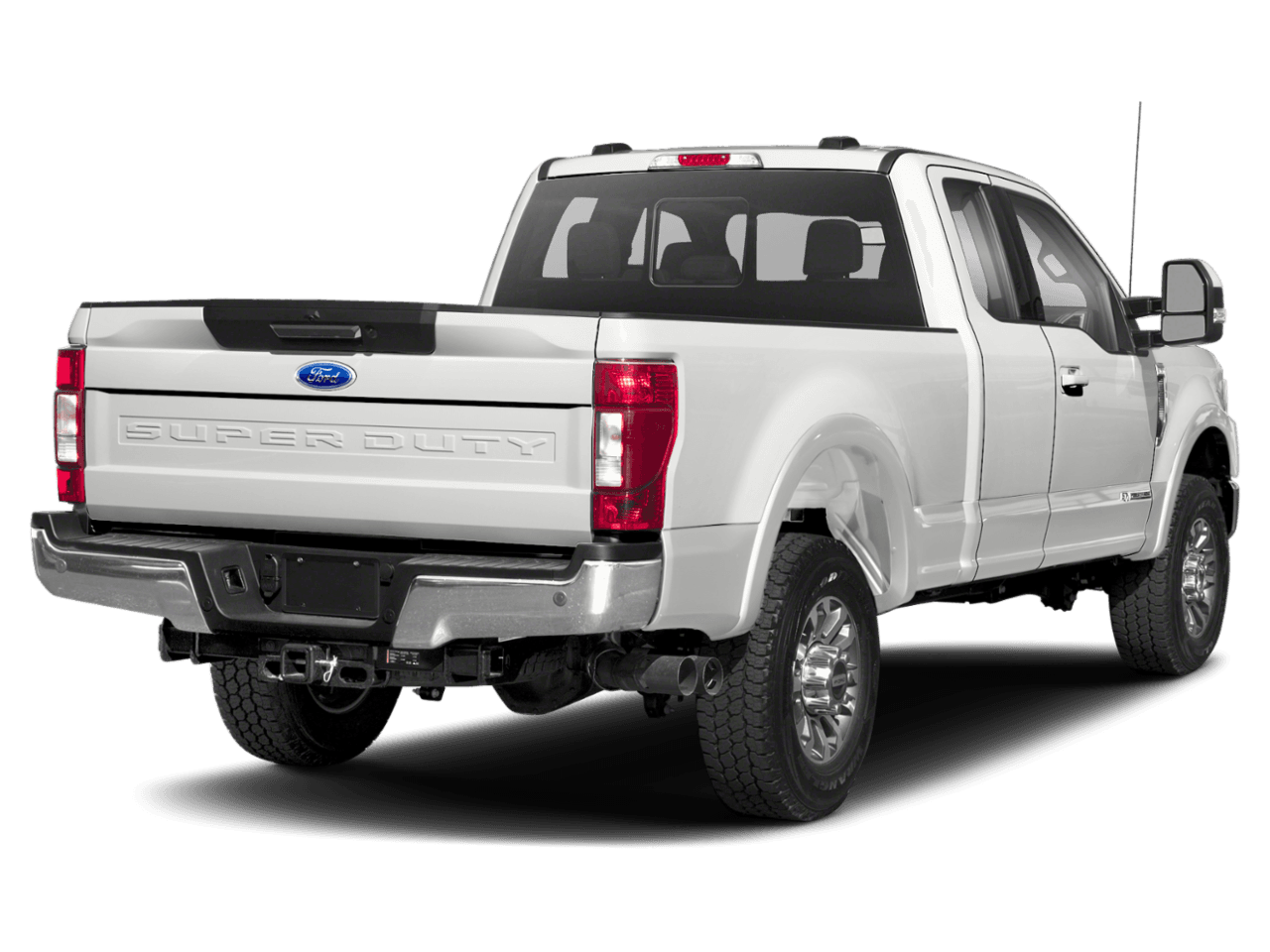 2021 Ford Super Duty F-250 SRW LARIAT - Rear 3/4, facing to the right