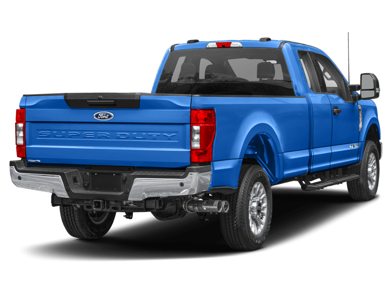 2021 Ford Super Duty F-250 SRW XLT - Rear 3/4, facing to the right