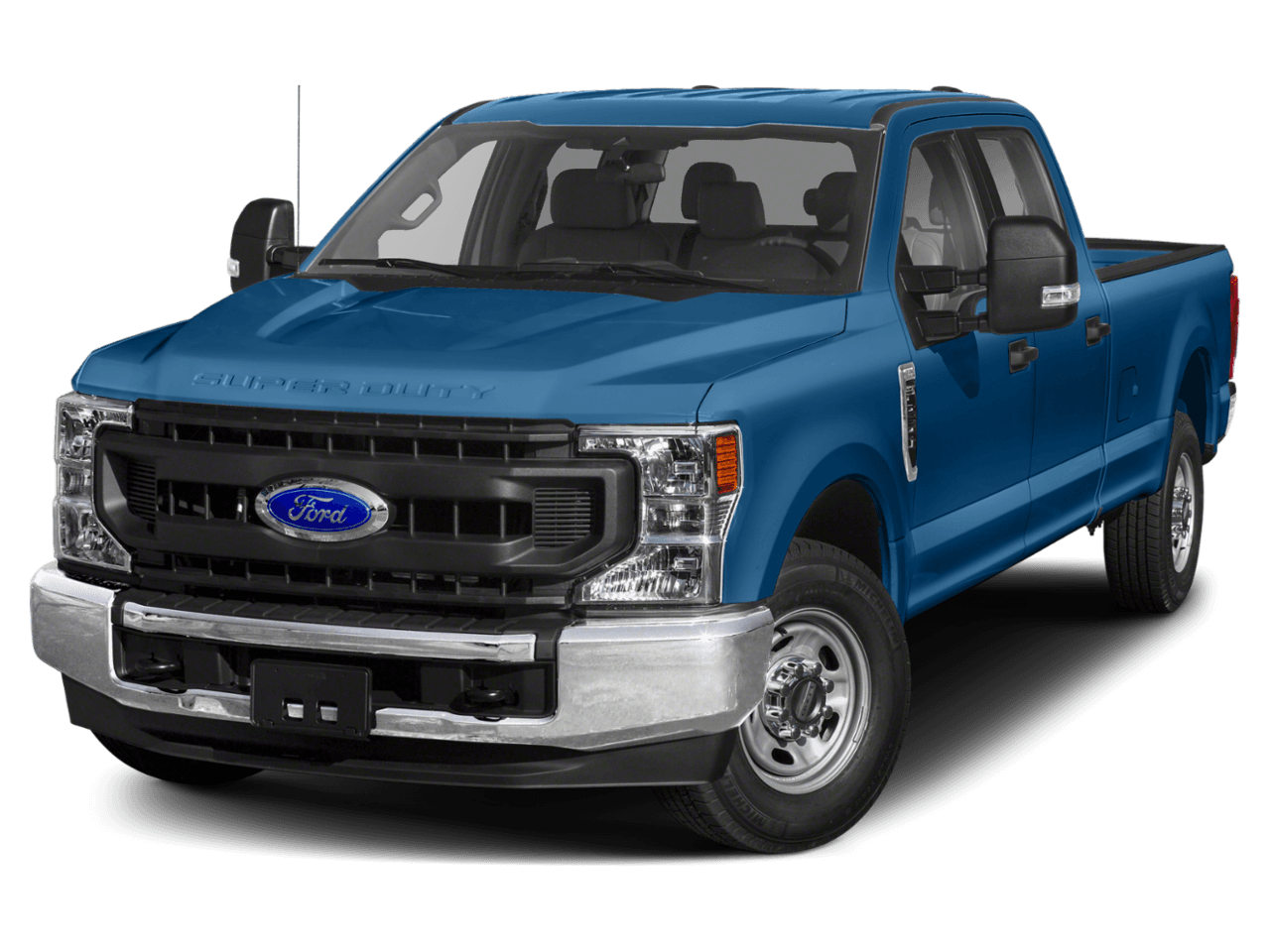 2021 Ford Super Duty F-250 SRW XL 2WD Crew Cab 6.75' Box - Front 3/4, facing to the left