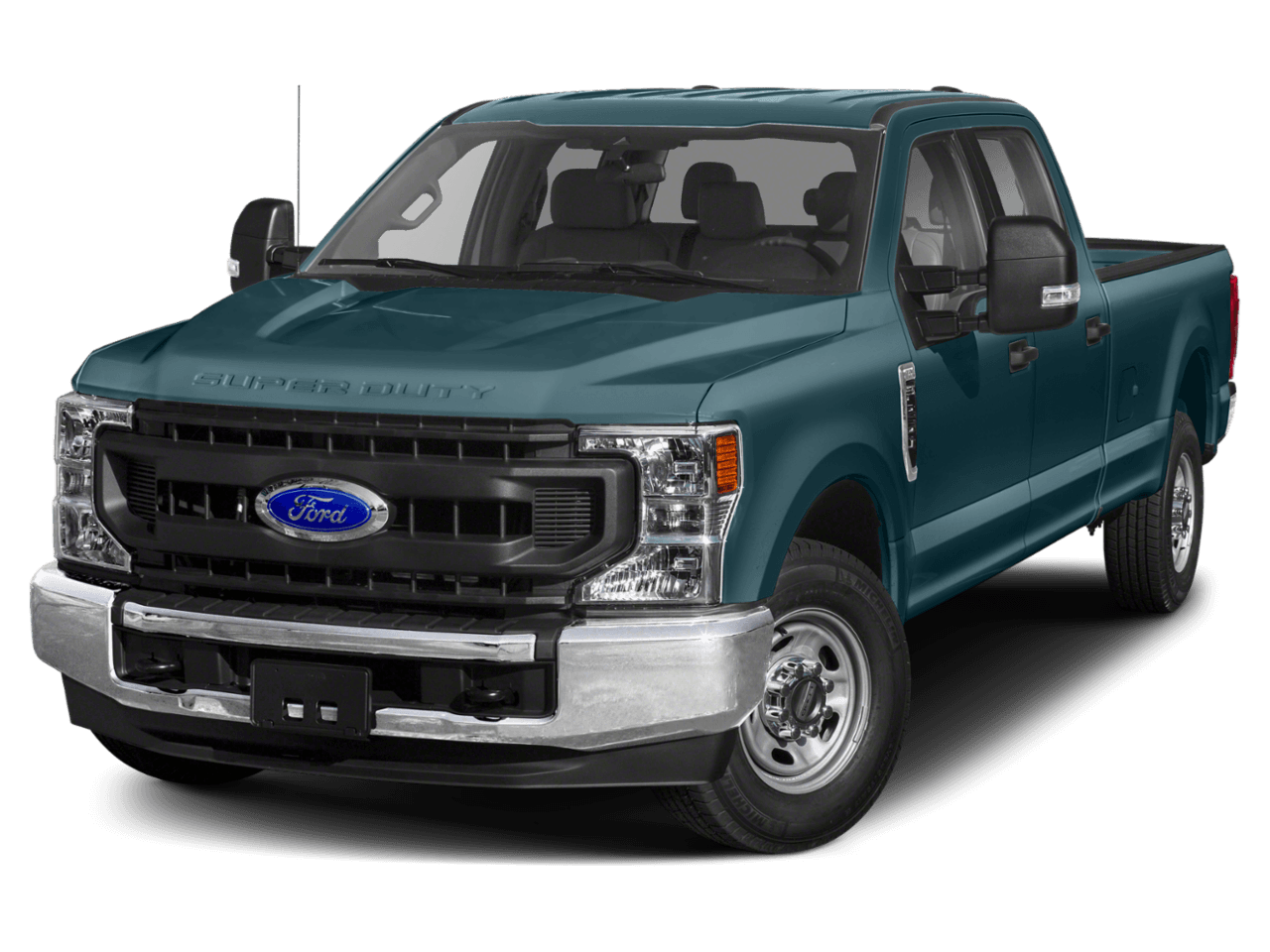 2021 Ford Super Duty F-250 SRW XL 2WD Crew Cab 6.75' Box - Front 3/4, facing to the left
