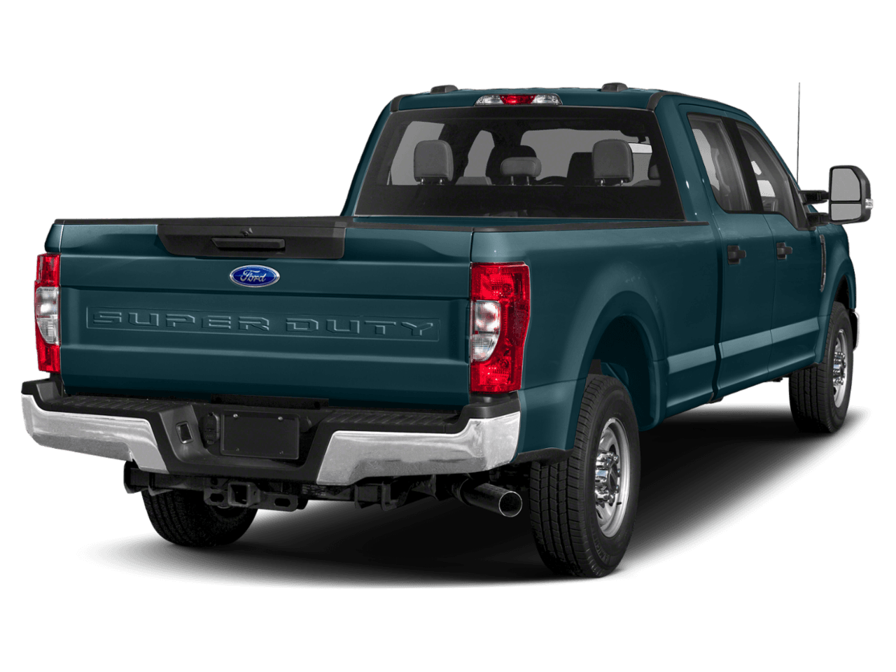 2021 Ford Super Duty F-250 SRW XL 2WD Crew Cab 6.75' Box - Rear 3/4, facing to the right