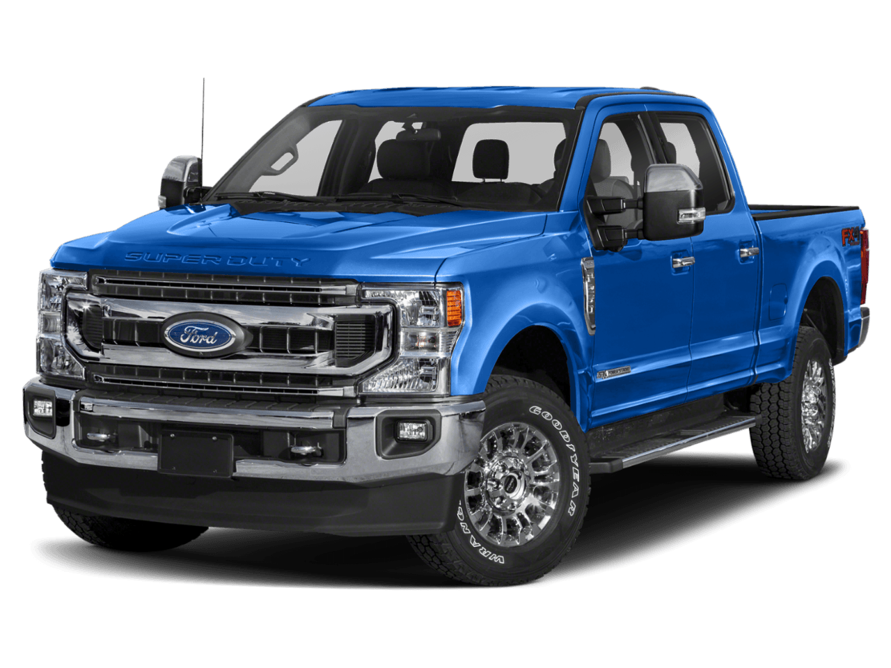2021 Ford Super Duty F-250 SRW XLT 2WD Crew Cab 6.75' Box - Front 3/4, facing to the left