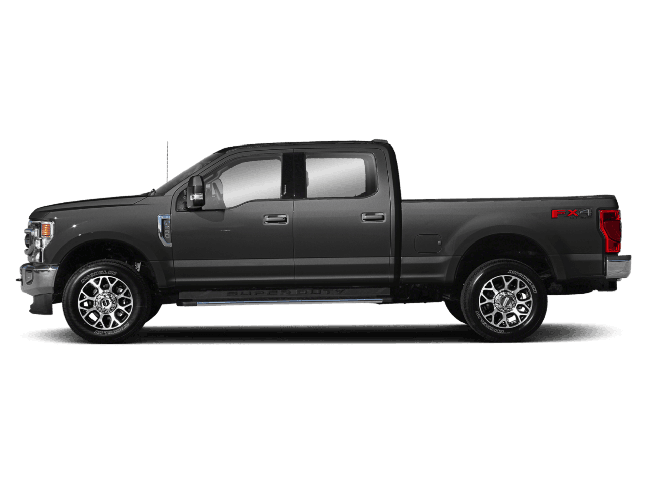 2021 Ford Super Duty F-250 SRW LARIAT 2WD Crew Cab 6.75' Box - Profile, facing to the left