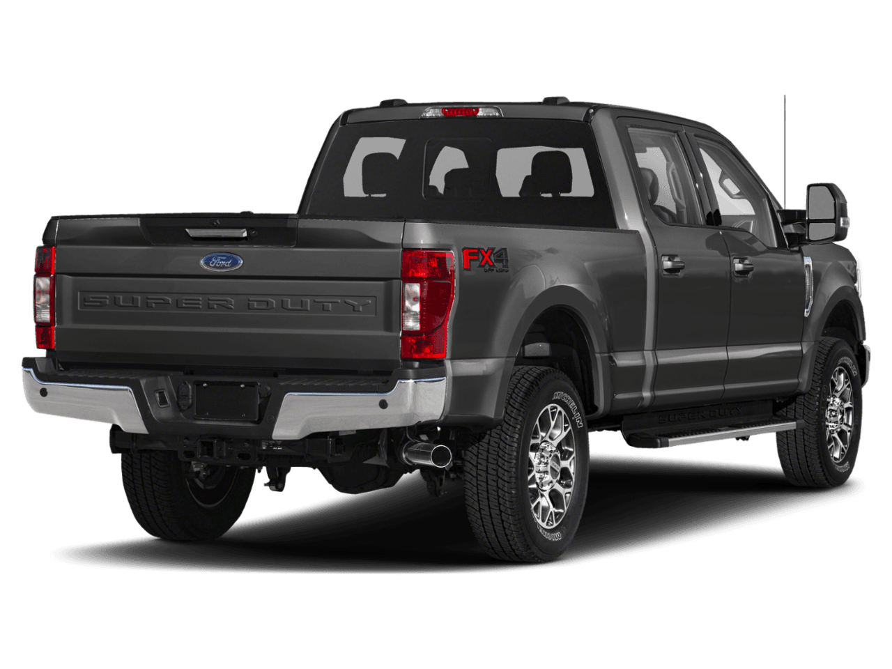 2021 Ford Super Duty F-250 SRW LARIAT 2WD Crew Cab 6.75' Box - Rear 3/4, facing to the right