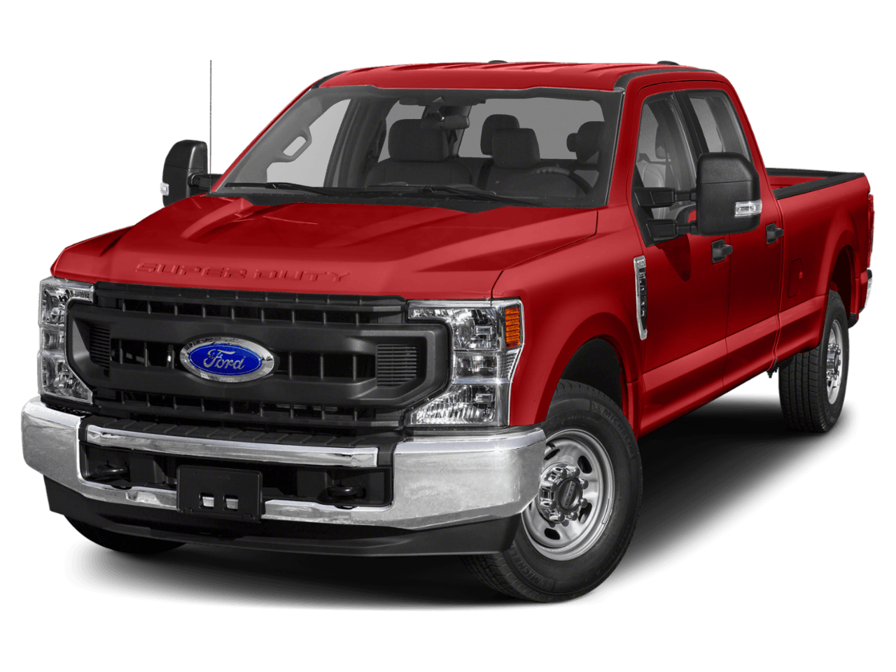 2021 Ford Super Duty F-250 SRW XL 4WD Crew Cab 6.75' Box - Front 3/4, facing to the left