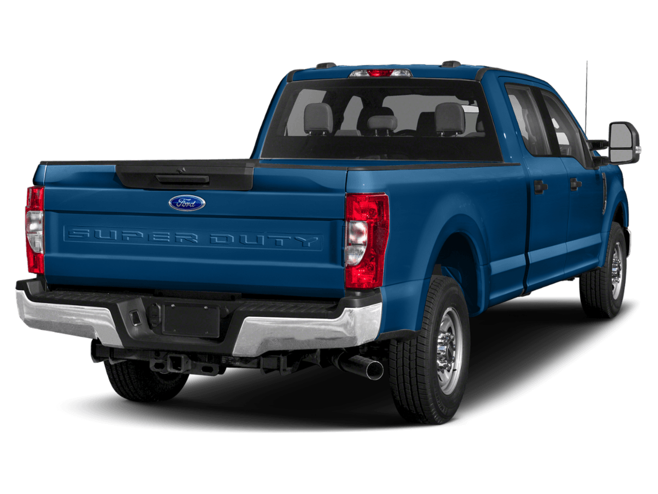 2021 Ford Super Duty F-250 SRW XL 4WD Crew Cab 6.75' Box - Rear 3/4, facing to the right