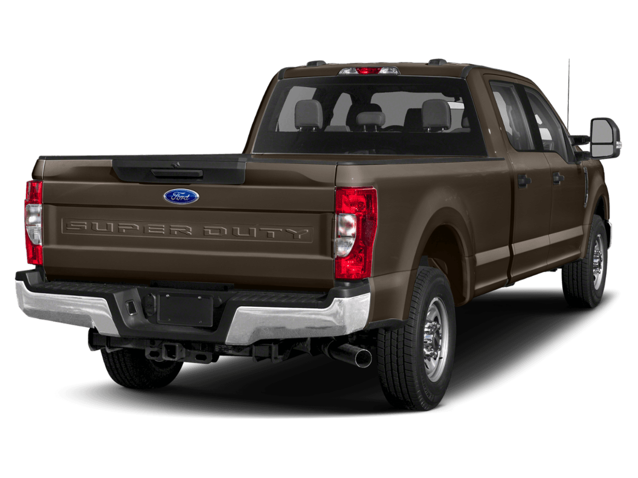 2021 Ford Super Duty F-250 SRW XL 4WD Crew Cab 6.75' Box - Rear 3/4, facing to the right