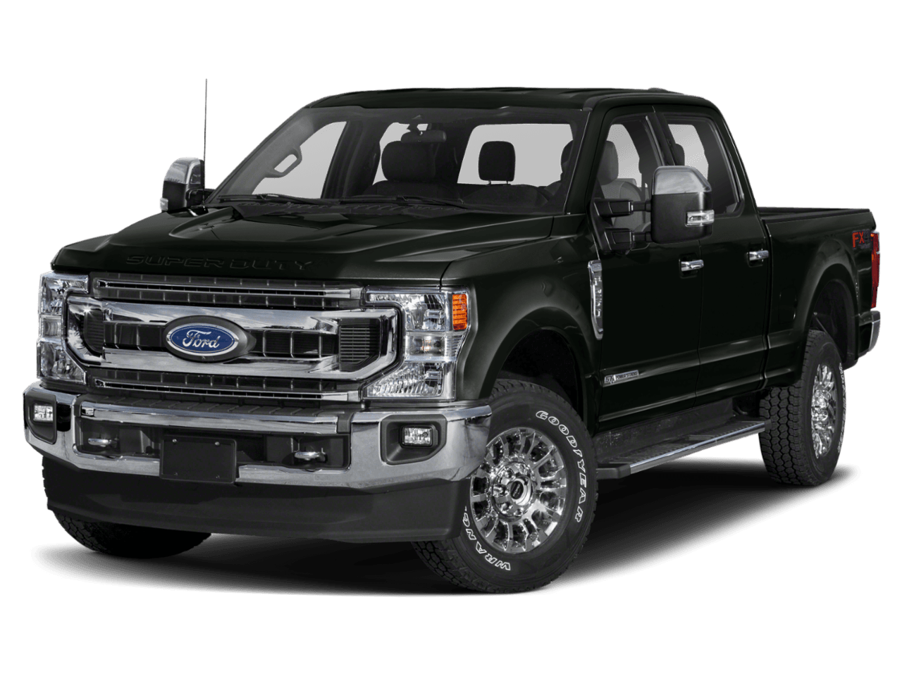 2021 Ford Super Duty F-250 SRW XLT 4WD Crew Cab 6.75' Box - Front 3/4, facing to the left