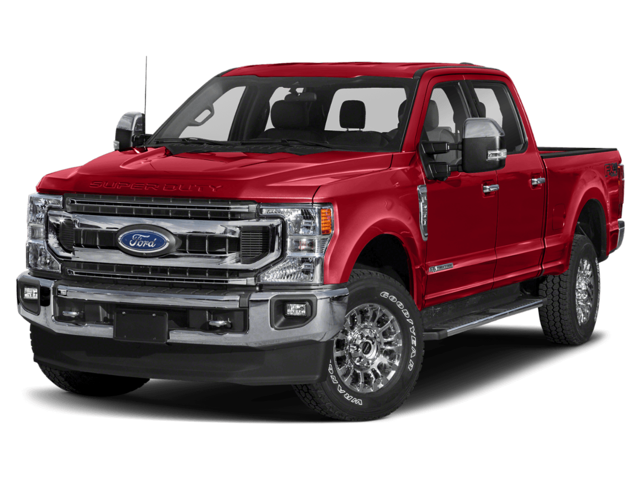 2021 Ford Super Duty F-250 SRW XLT 4WD Crew Cab 6.75' Box - Front 3/4, facing to the left