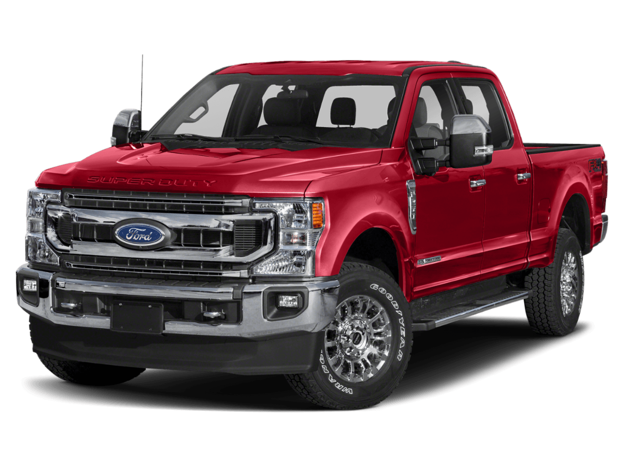 2021 Ford Super Duty F-250 SRW XLT 4WD Crew Cab 6.75' Box - Front 3/4, facing to the left