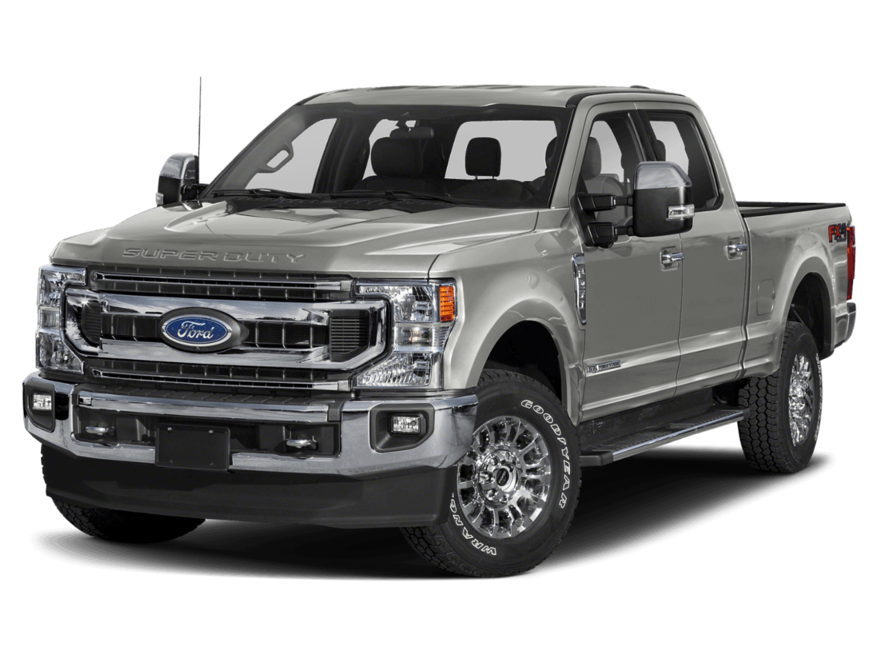 2021 Ford Super Duty F-250 SRW XLT 4WD Crew Cab 6.75' Box - Front 3/4, facing to the left