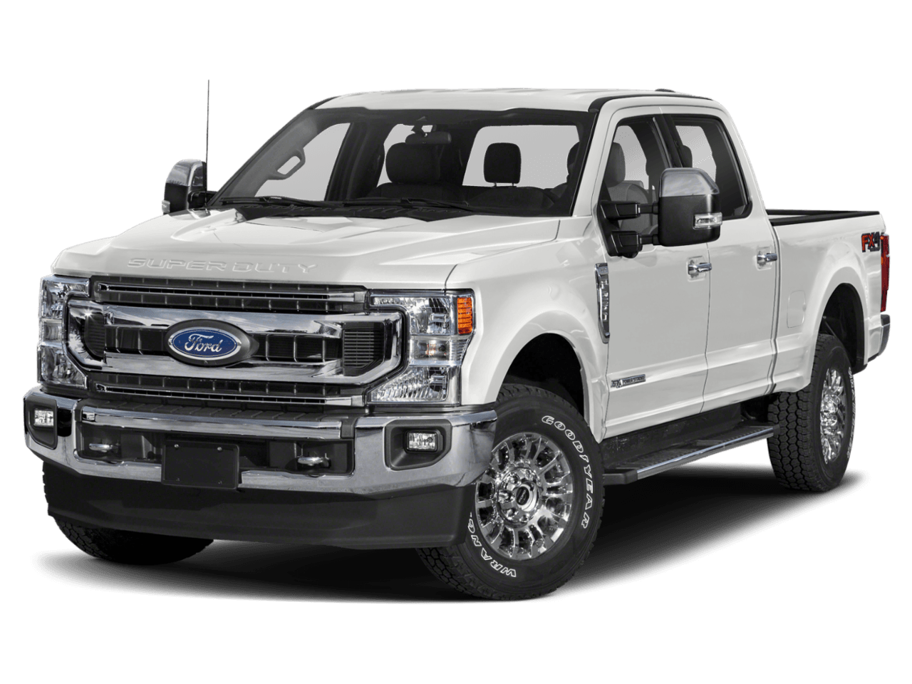 2021 Ford Super Duty F-250 SRW XLT 4WD Crew Cab 6.75' Box - Front 3/4, facing to the left
