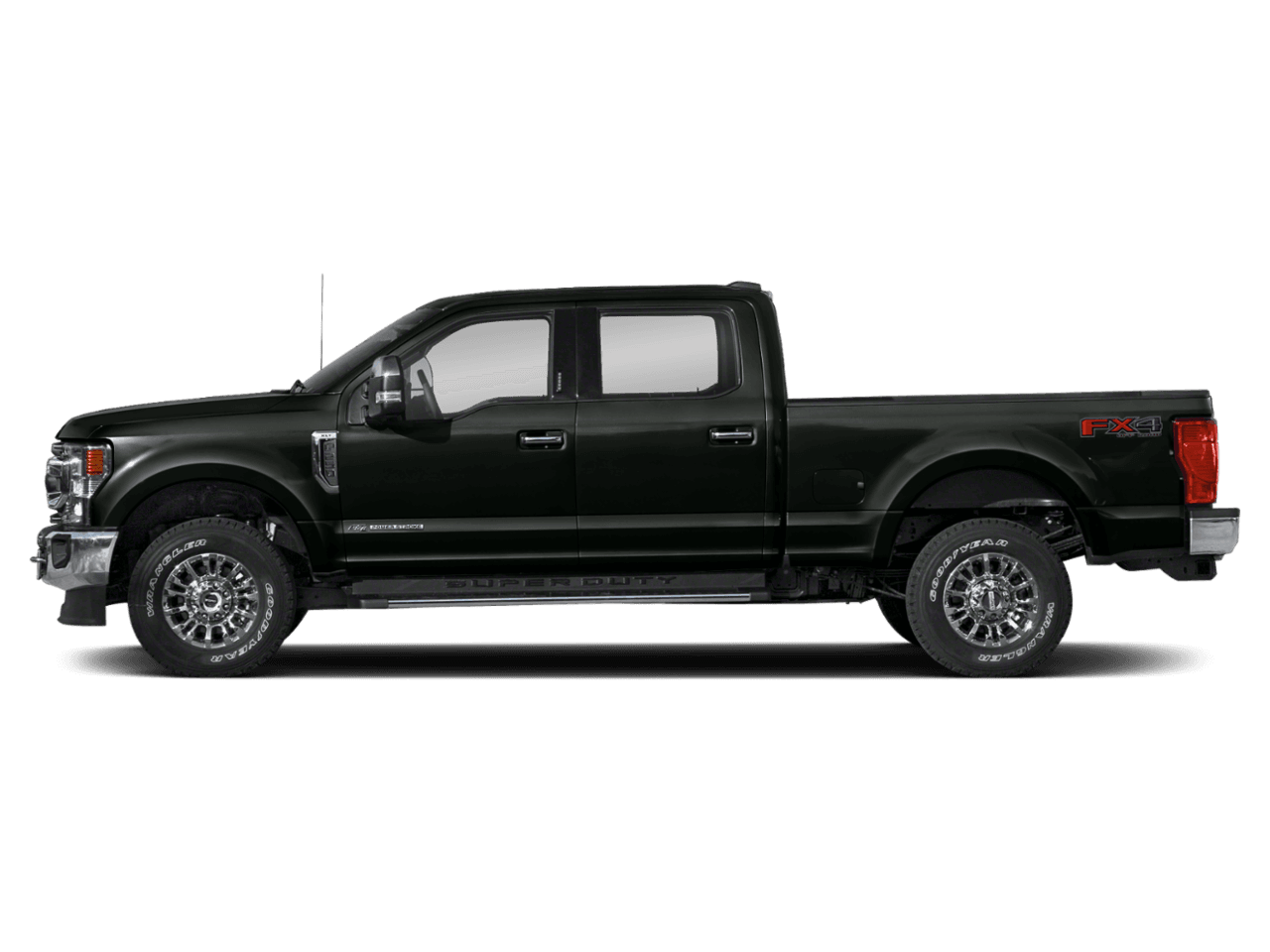 2021 Ford Super Duty F-250 SRW XLT 4WD Crew Cab 6.75' Box - Profile, facing to the left