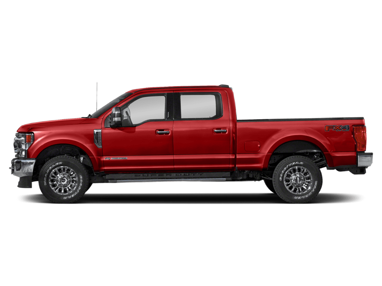 2021 Ford Super Duty F-250 SRW XLT 4WD Crew Cab 6.75' Box - Profile, facing to the left