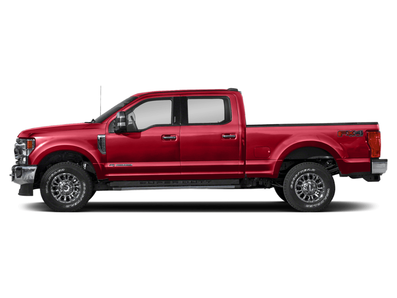 2021 Ford Super Duty F-250 SRW XLT 4WD Crew Cab 6.75' Box - Profile, facing to the left