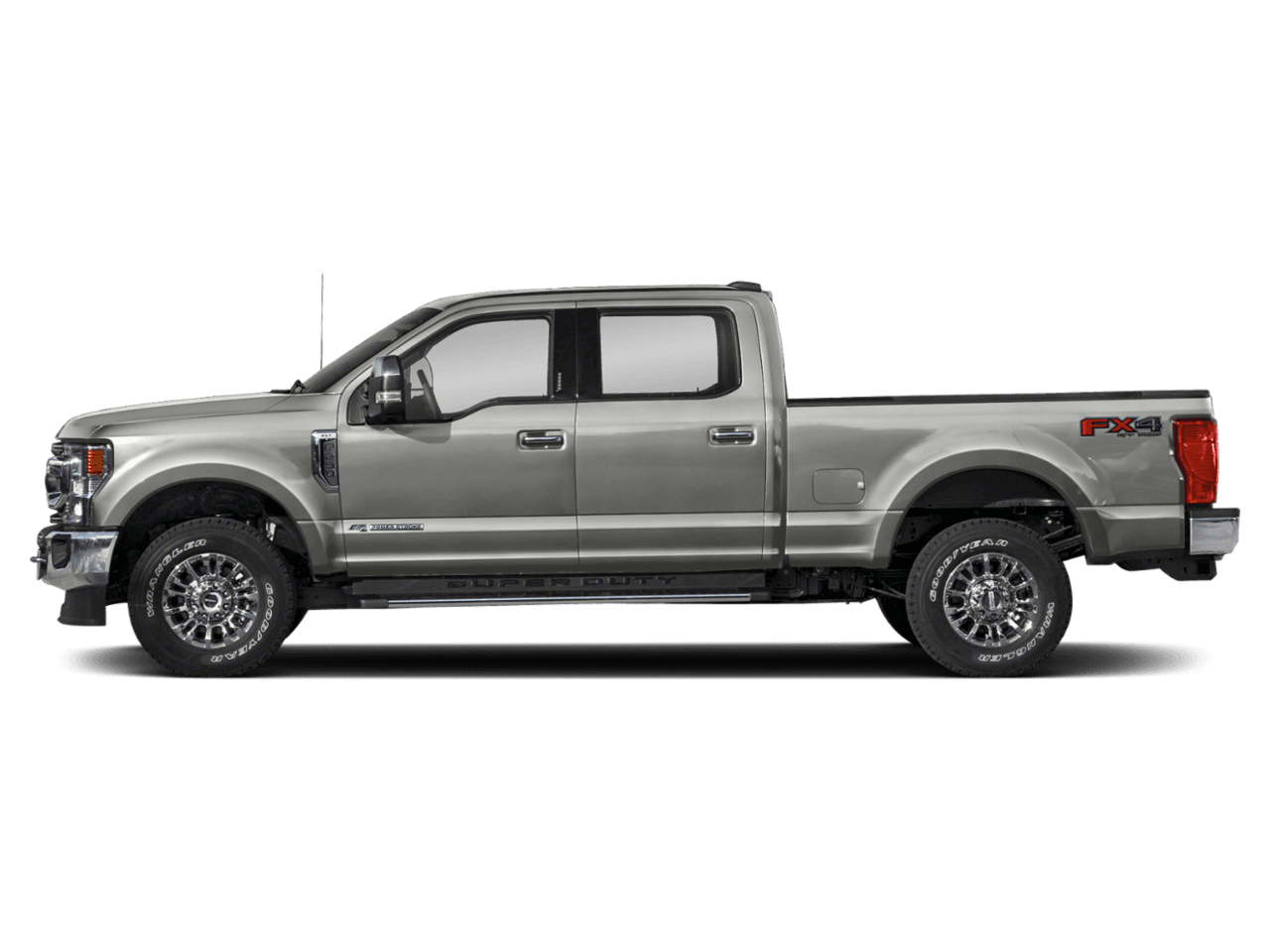 2021 Ford Super Duty F-250 SRW XLT 4WD Crew Cab 6.75' Box - Profile, facing to the left