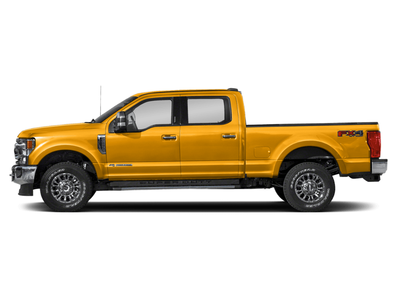 2021 Ford Super Duty F-250 SRW XLT 4WD Crew Cab 6.75' Box - Profile, facing to the left