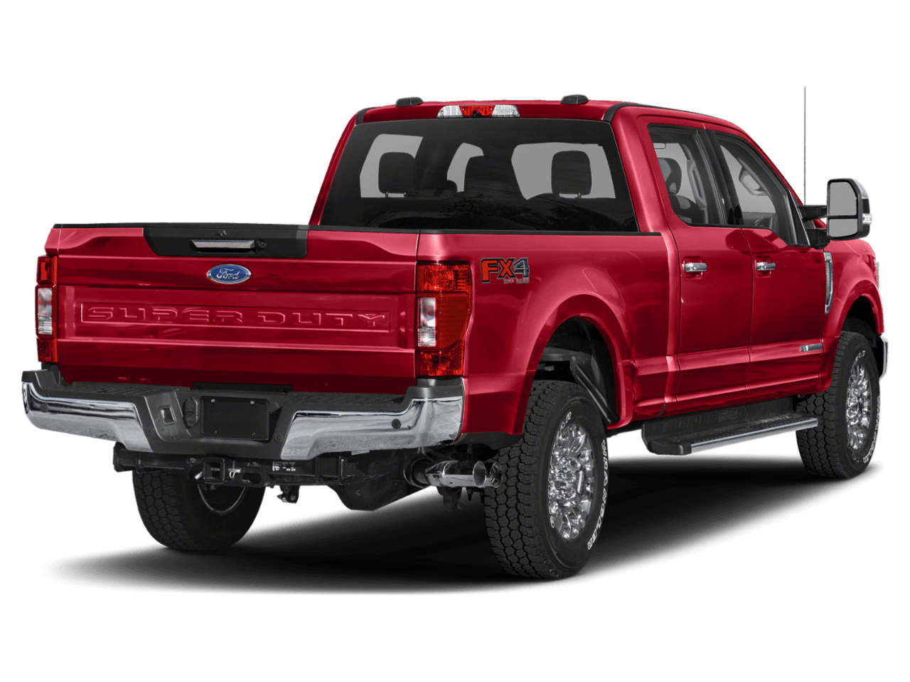 2021 Ford Super Duty F-250 SRW XLT 4WD Crew Cab 6.75' Box - Rear 3/4, facing to the right