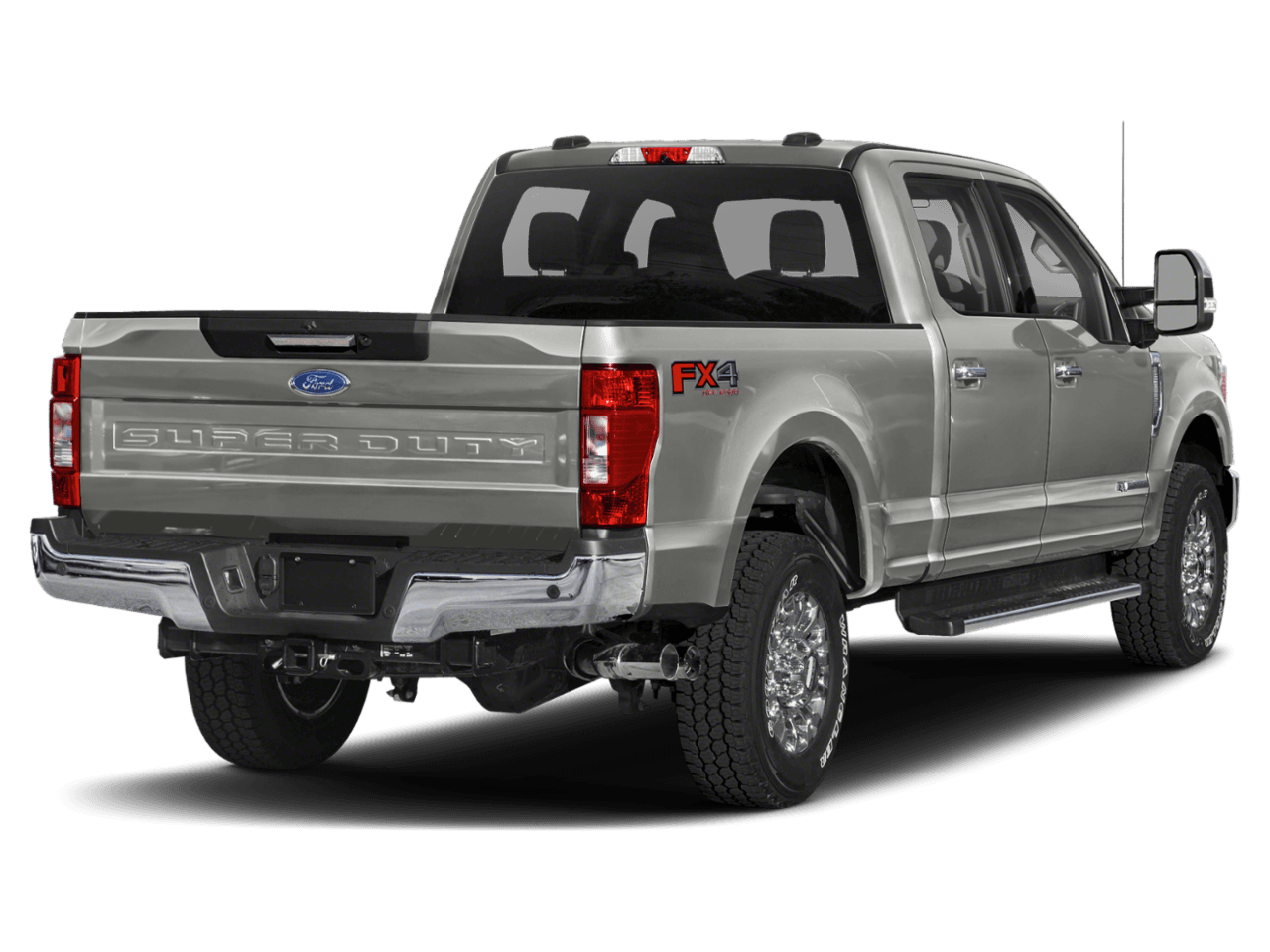 2021 Ford Super Duty F-250 SRW XLT 4WD Crew Cab 6.75' Box - Rear 3/4, facing to the right