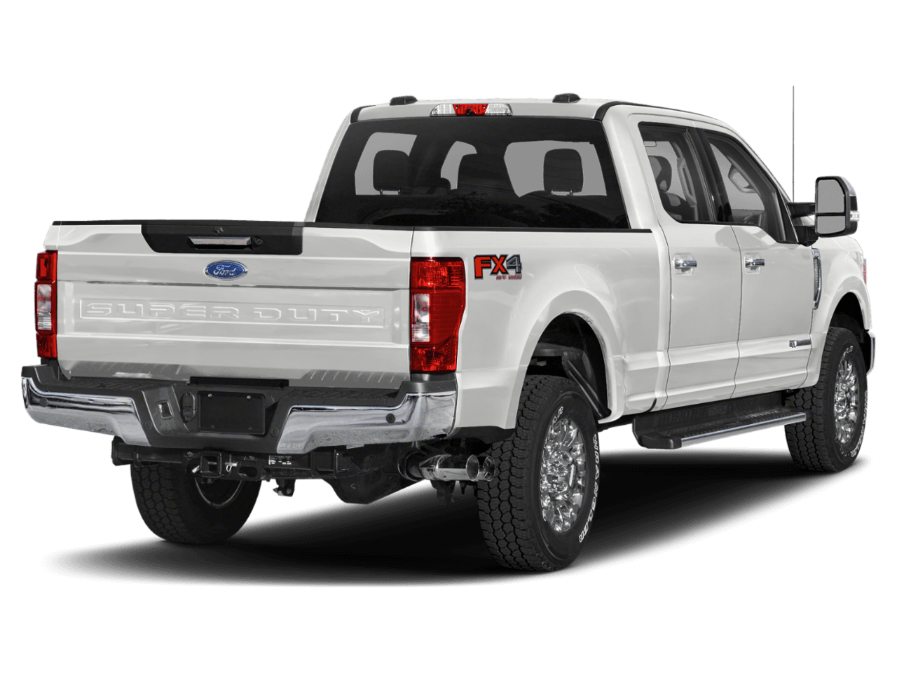 2021 Ford Super Duty F-250 SRW XLT 4WD Crew Cab 6.75' Box - Rear 3/4, facing to the right