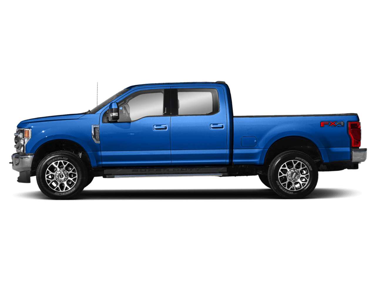 2021 Ford Super Duty F-250 SRW LARIAT 4WD Crew Cab 6.75' Box - Profile, facing to the left