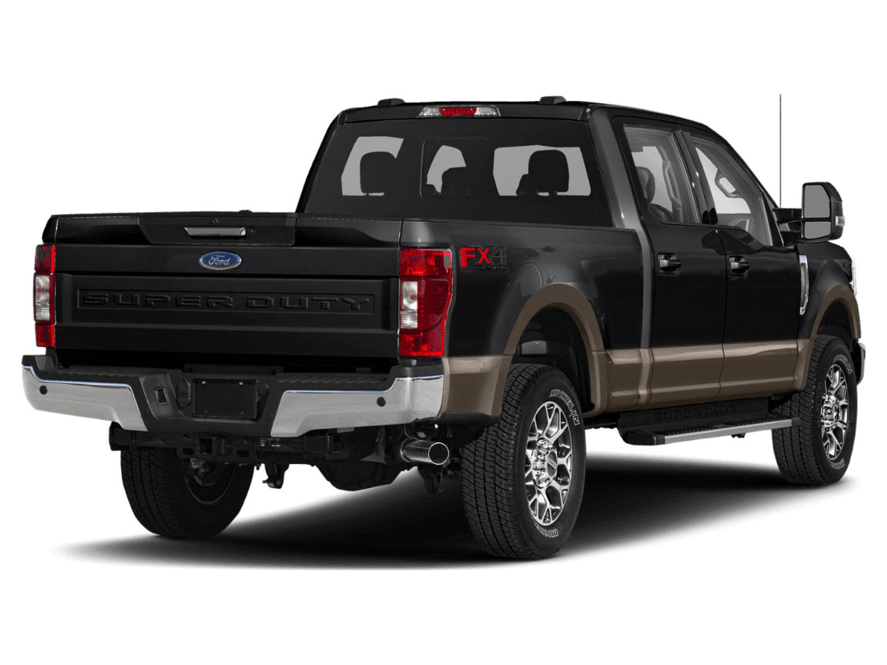 2021 Ford Super Duty F-250 SRW LARIAT 4WD Crew Cab 6.75' Box - Rear 3/4, facing to the right