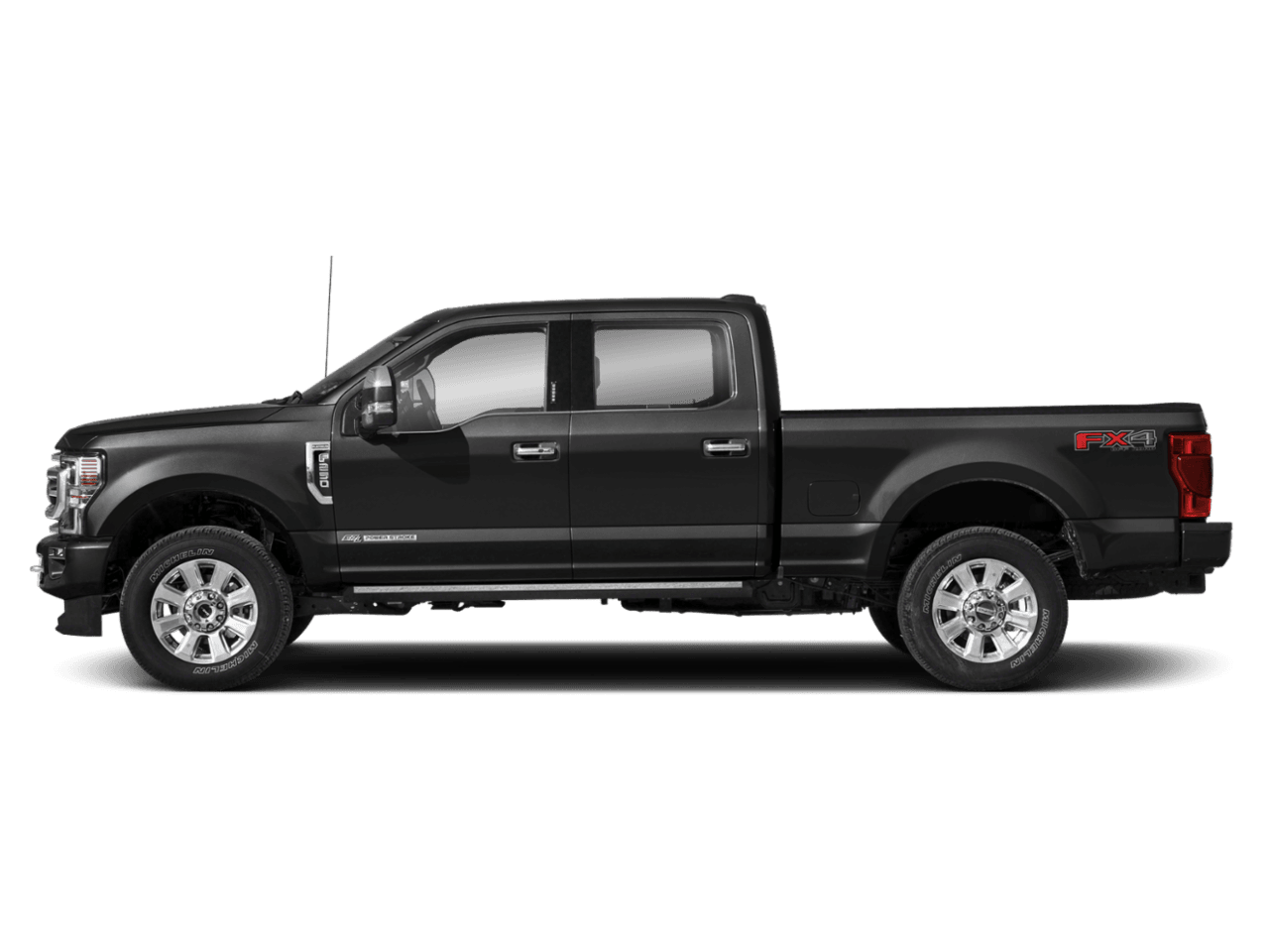 2021 Ford Super Duty F-250 SRW Platinum 4WD Crew Cab 6.75' Box - Profile, facing to the left