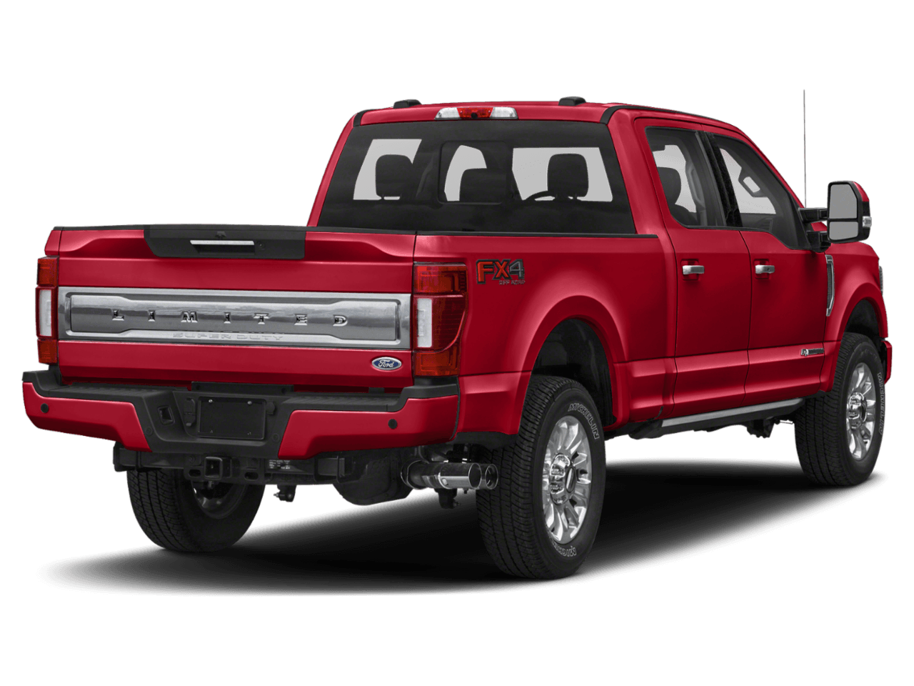 2021 Ford Super Duty F-250 SRW Limited 4WD Crew Cab 6.75' Box - Rear 3/4, facing to the right