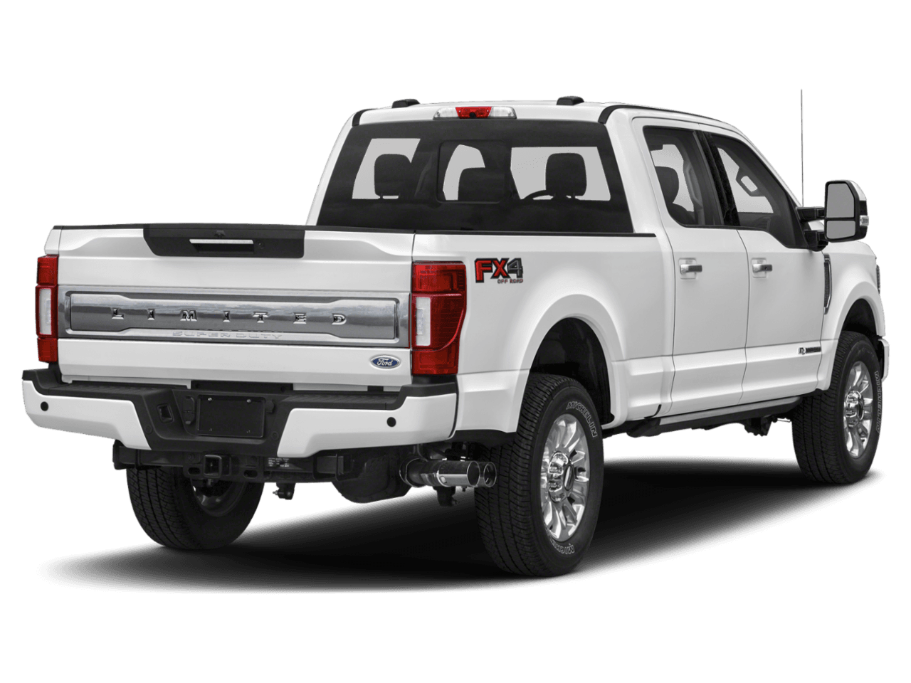 2021 Ford Super Duty F-250 SRW Limited 4WD Crew Cab 6.75' Box - Rear 3/4, facing to the right