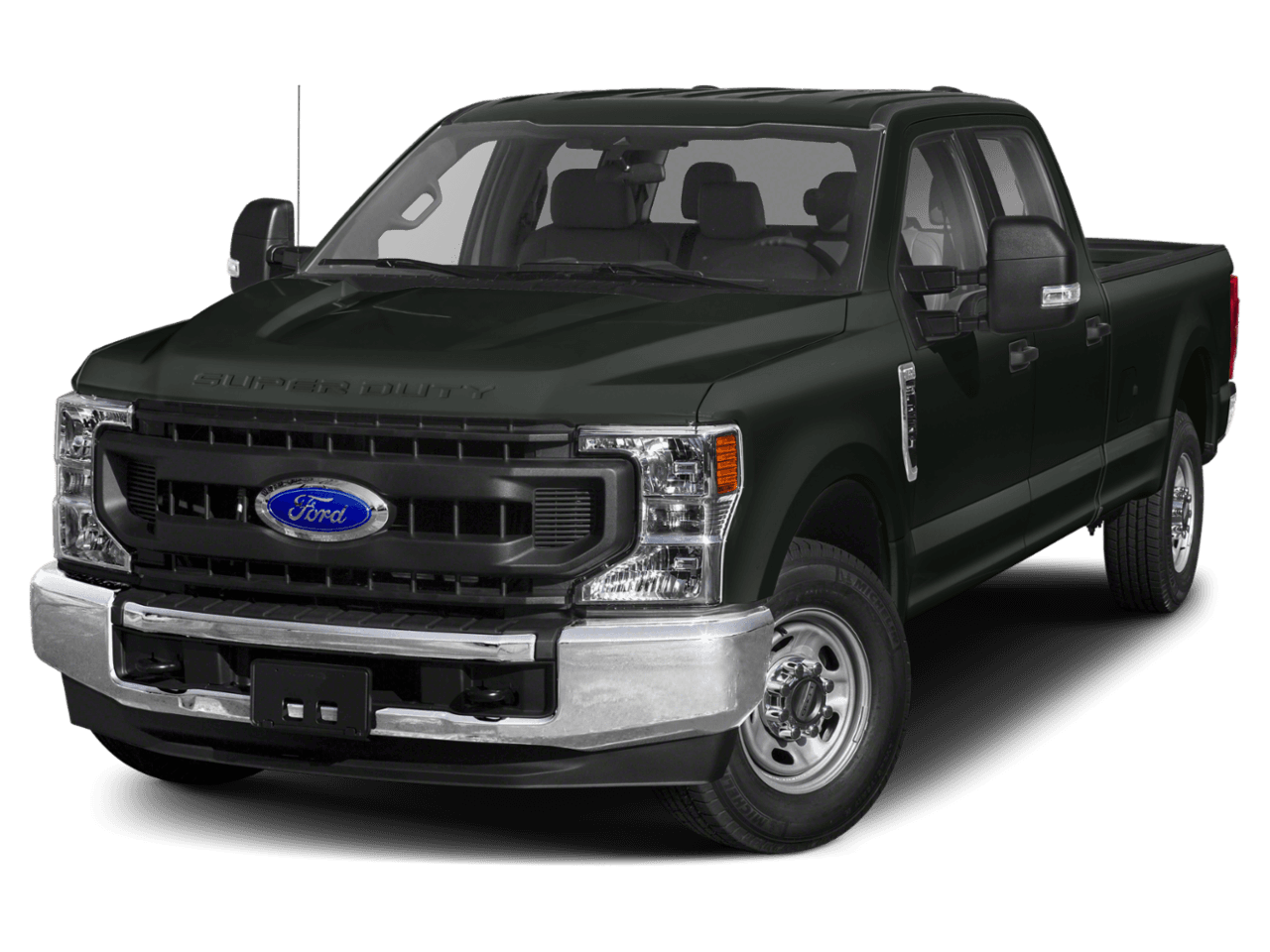 2021 Ford Super Duty F-250 SRW XL 2WD Crew Cab 8' Box - Front 3/4, facing to the left