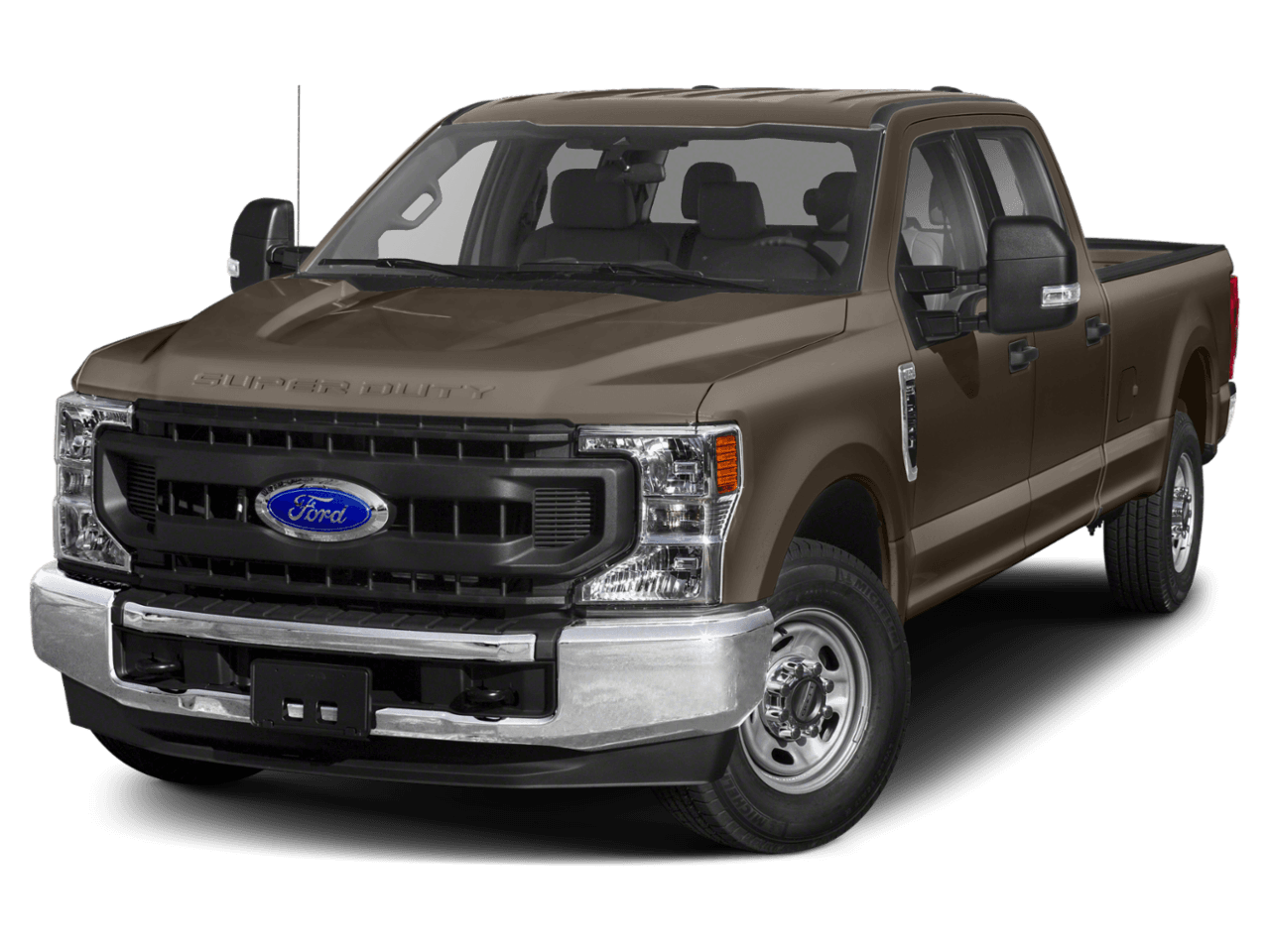 2021 Ford Super Duty F-250 SRW XL 2WD Crew Cab 8' Box - Front 3/4, facing to the left