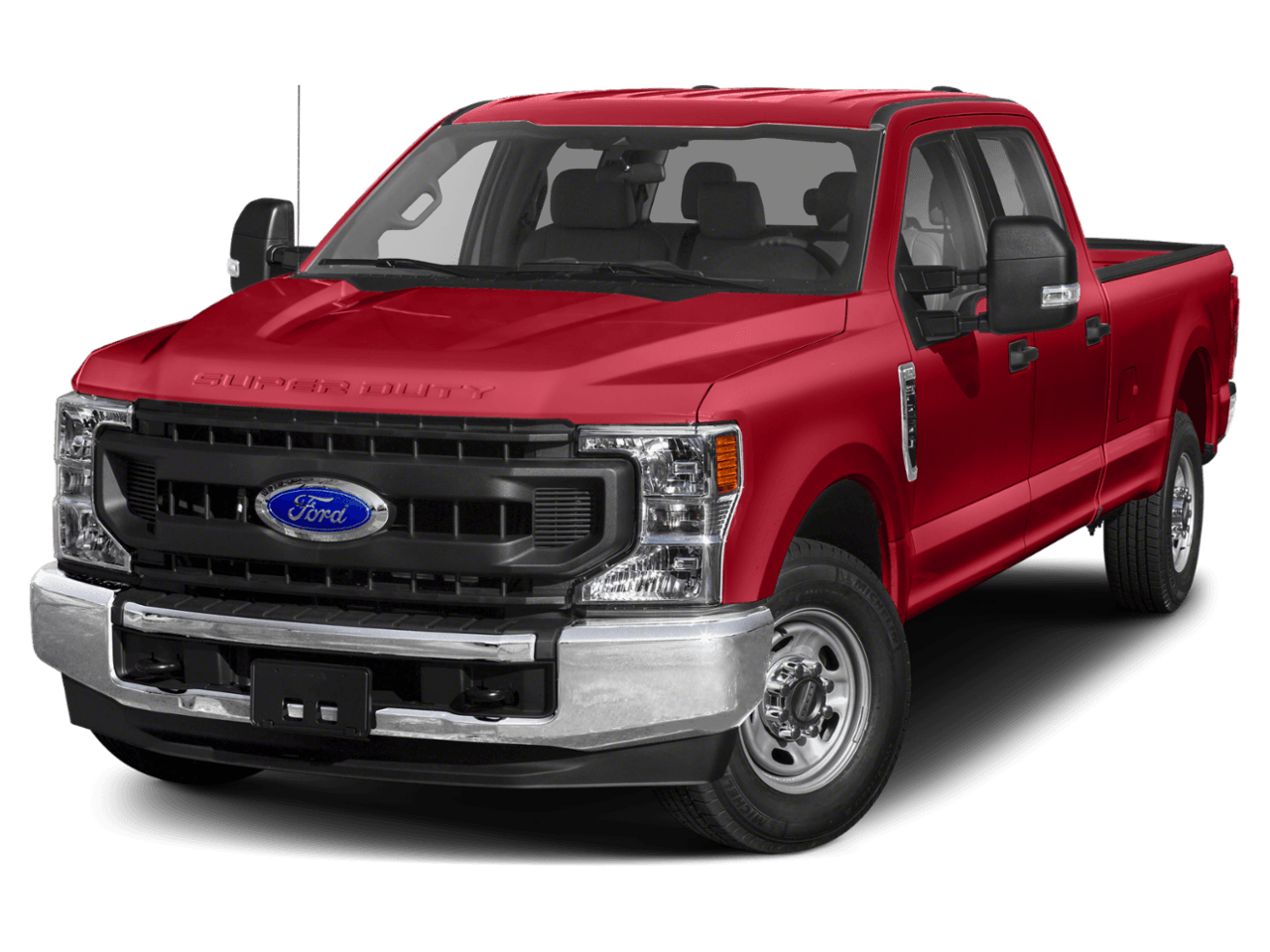 2021 Ford Super Duty F-250 SRW XL 2WD Crew Cab 8' Box - Front 3/4, facing to the left