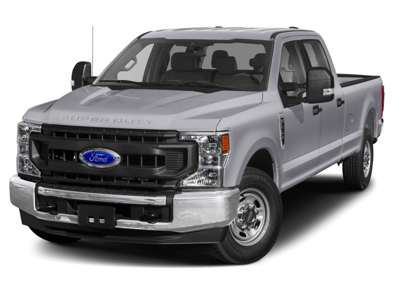 2021 Ford Super Duty F-250 SRW XL 2WD Crew Cab 8' Box - Front 3/4, facing to the left
