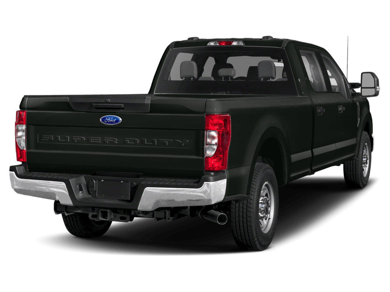 2021 Ford Super Duty F-250 SRW XL 2WD Crew Cab 8' Box - Rear 3/4, facing to the right